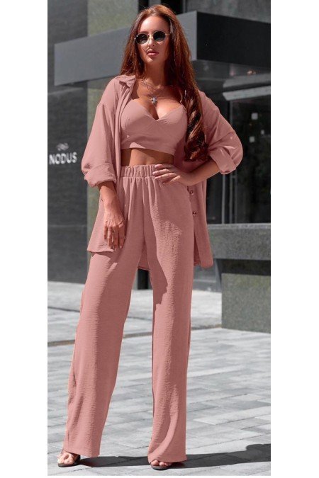 Gül Kurusu Takım Ayrobin Kumaş