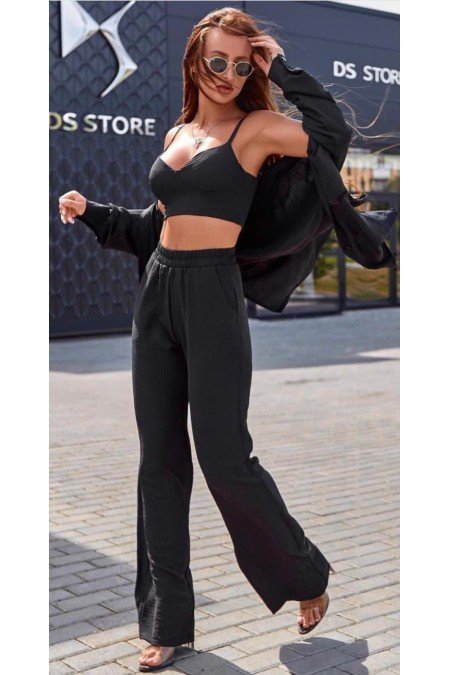 Siyah Takım Ayrobin Kumaş