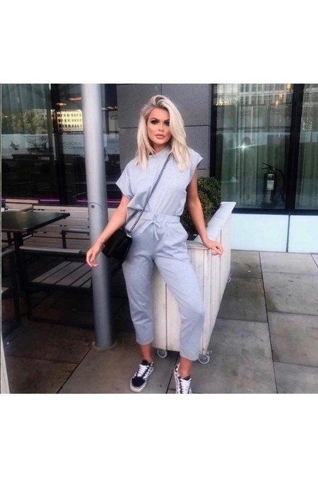 Gri Takım Süprem Kumaş