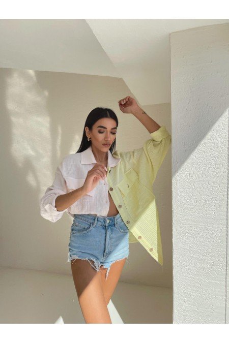 Renkli Gömlek Keten Kumaş Renkli Gömlek Keten Kumaş