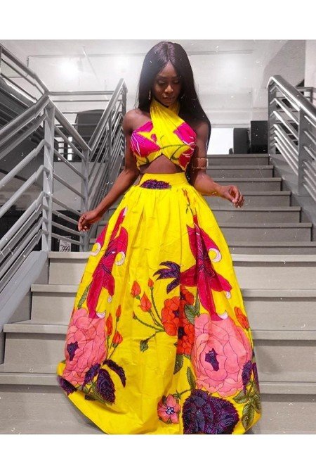 Desenli Elbise Jennyfer Krep Kumaş Desenli Elbise Jennyfer Krep Kumaş