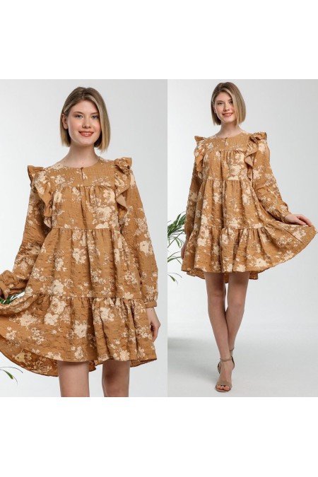 Desenli Elbise