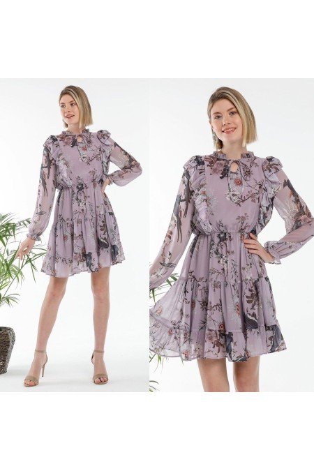 Desenli Elbise