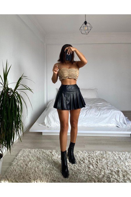 Vizon Bluz Crop Vizon Bluz Crop