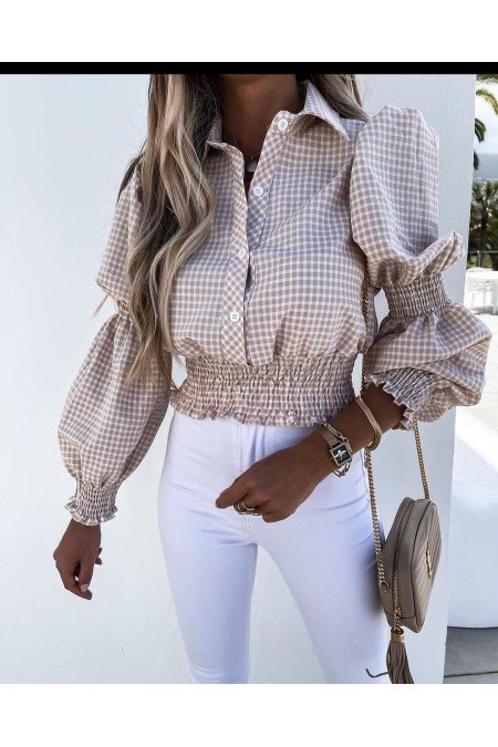 Ekose Gömlek Poplin Kumaş Ekose Gömlek Poplin Kumaş