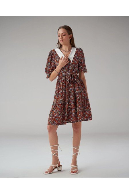 Desenli Elbise