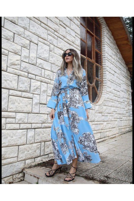 Desenli Elbise