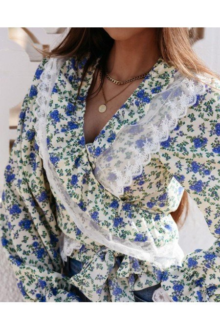 Desenli Gömlek Krep Kumaş Desenli Gömlek Krep Kumaş