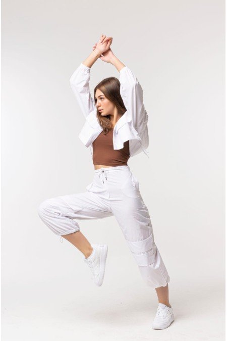 Beyaz Takım Poplin Kumaş