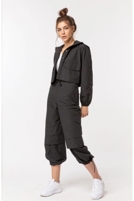 Siyah Takım Poplin Kumaş