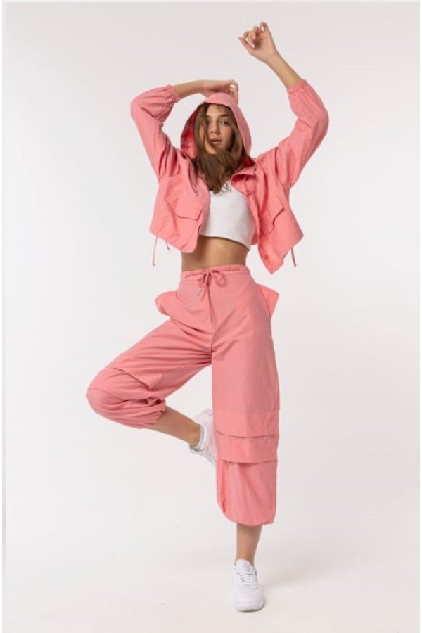Pembe Takım Poplin Kumaş Pembe Takım Poplin Kumaş