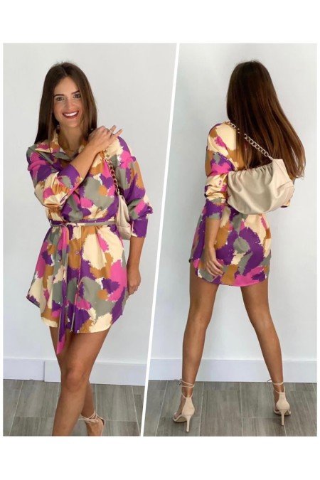 Desenli Elbise