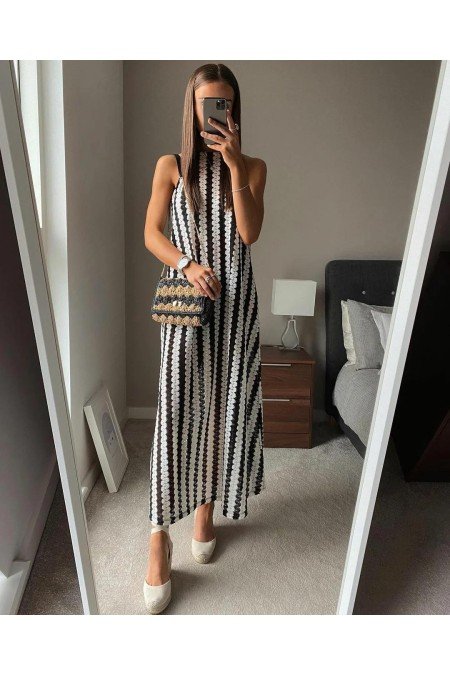 Siyah Beyaz Elbise