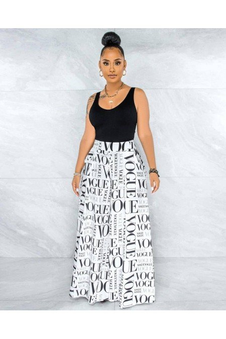 Desenli Pantolon Krep Kumaş