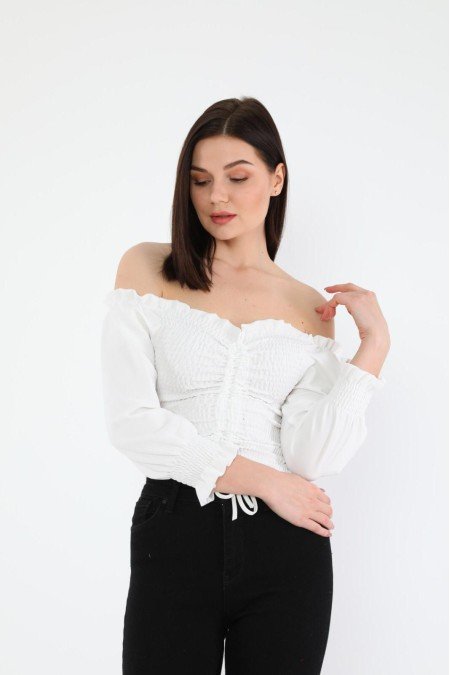 Beyaz Bluz