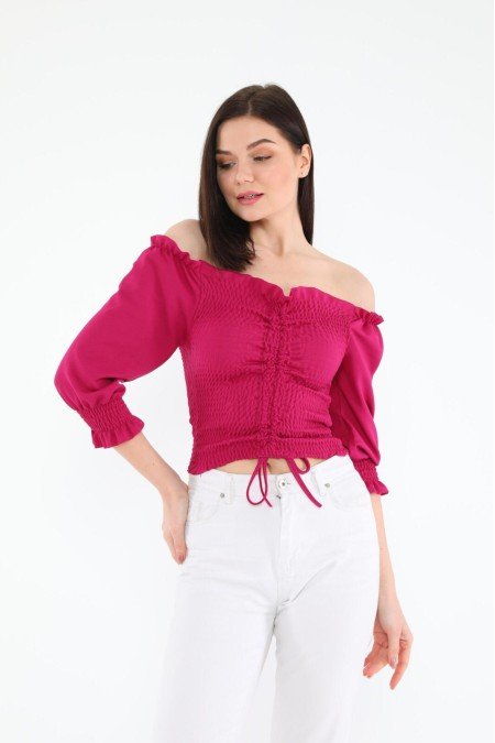 Fuşya Bluz