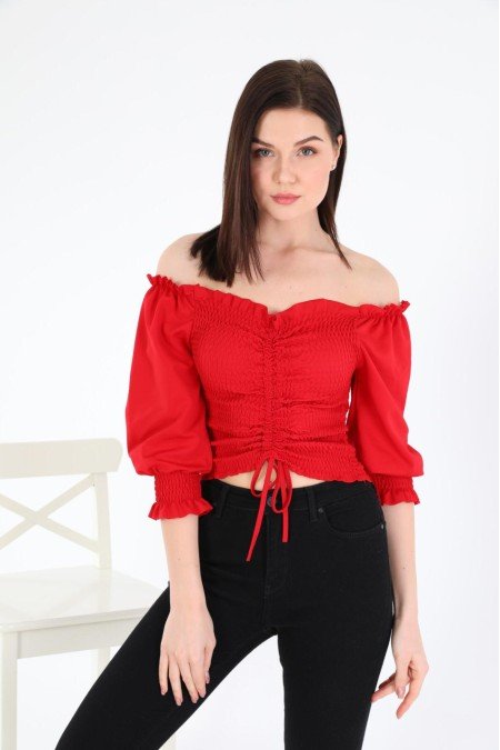 Kırmızı Bluz