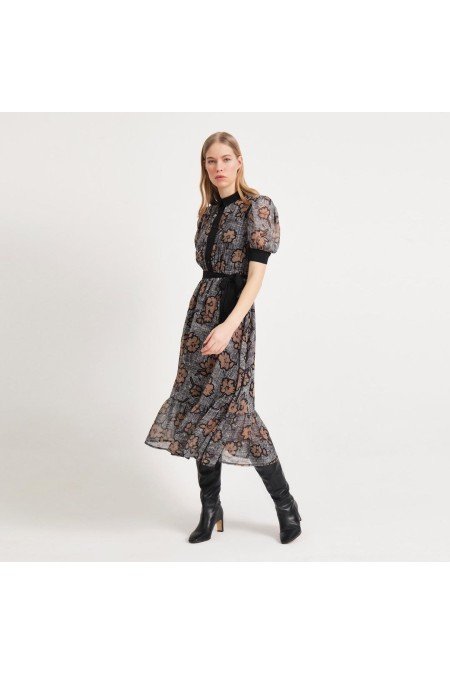 Desenli Elbise Desenli Elbise