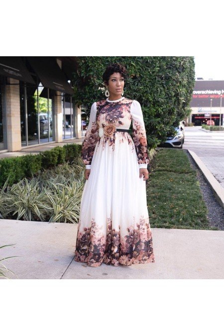 Beyaz Elbise Krep Kumaş