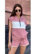Pembe Takım Atlas Kumaş Pembe Takım Atlas Kumaş