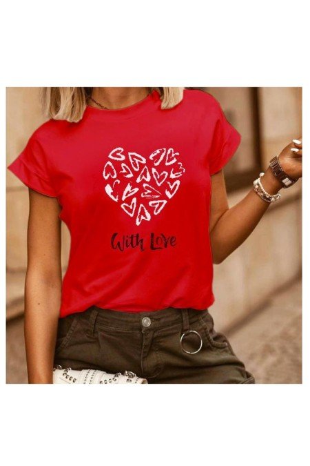 Kırmızı Tshırt Kırmızı Tshırt