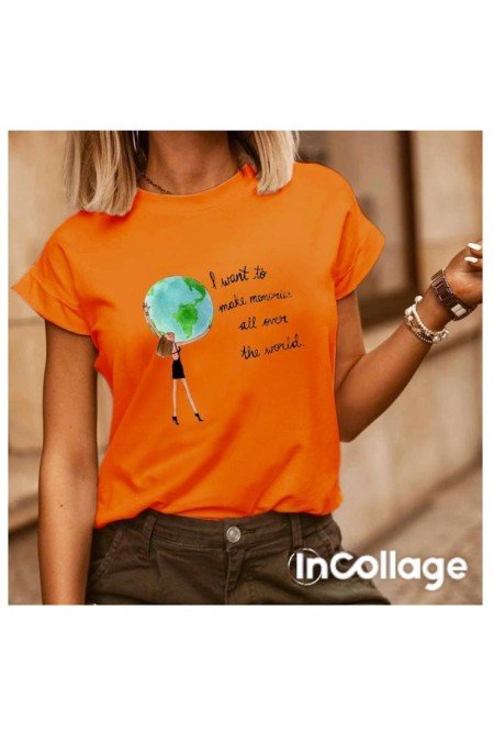 Turuncu Tshırt Turuncu Tshırt