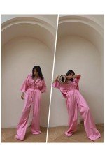 Pembe Takım Gabardin Pembe Takım Gabardin