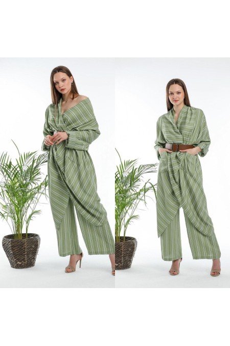 Mint Takım Keten Kumaş