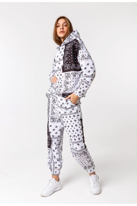 Desenli Eşofman Altı İki İplik