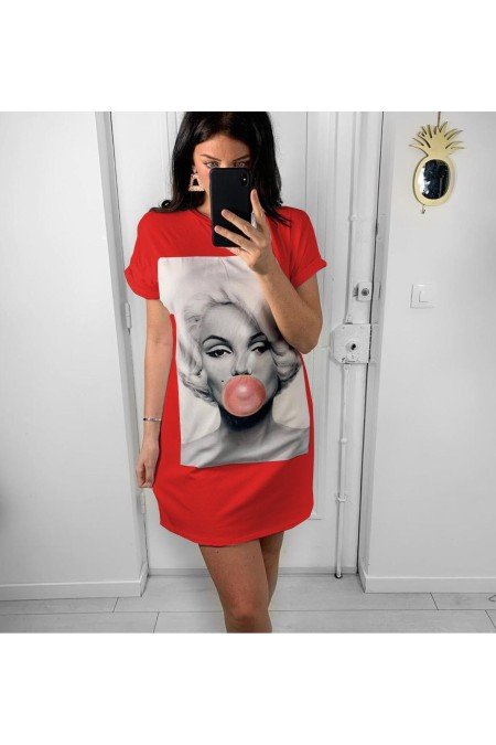 Kırmızı Tunik Elbise