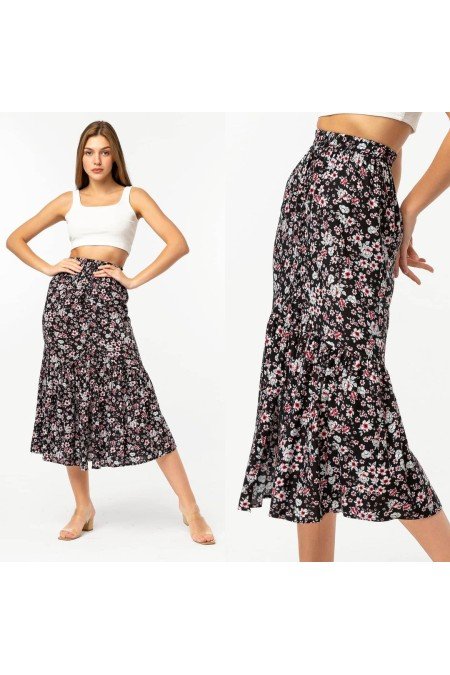 Desenli Etek Desenli Etek