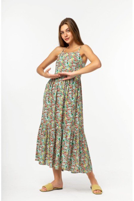 Desenli Elbise