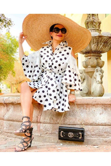 Beyaz Elbise Jennyfer Krep Kumaş