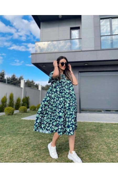 Desenli Elbise