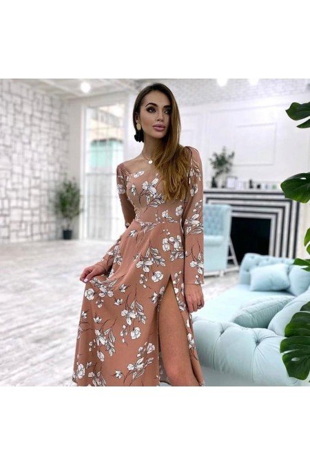 Desenli Elbise
