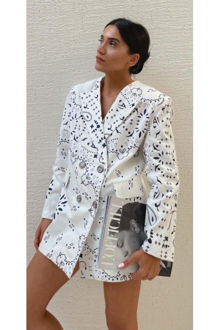 Beyaz Ceket Gabardin Beyaz Ceket Gabardin