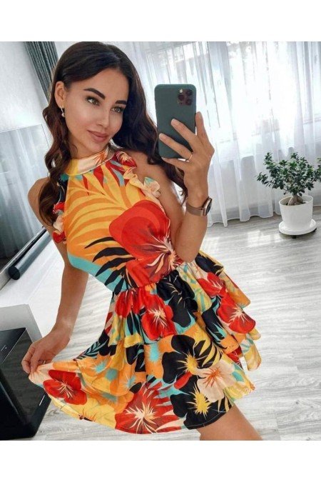 Desenli Elbise