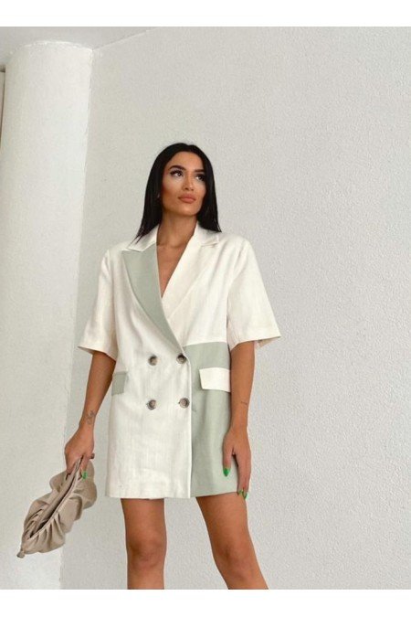 Beyaz Gri Ceket Beyaz Gri Ceket