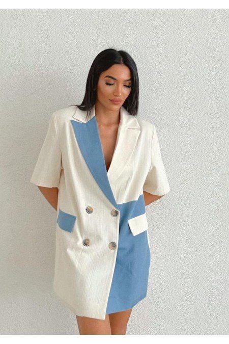 Beyaz Mavi Ceket Beyaz Mavi Ceket