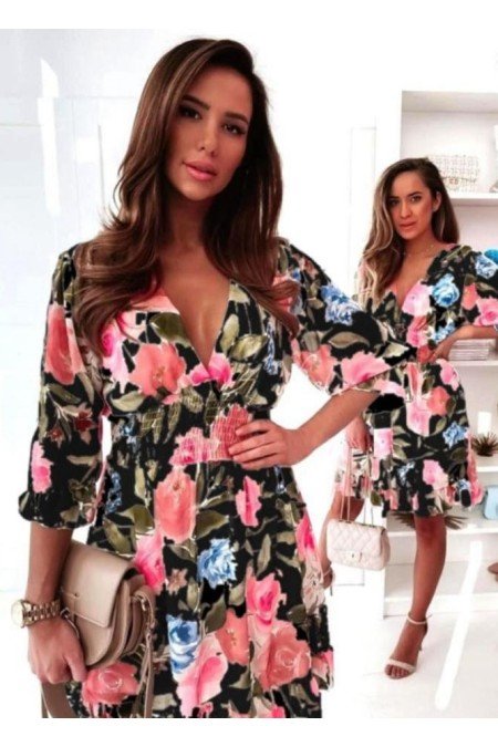 Çiçek Desenli Elbise Çiçek Desenli Elbise
