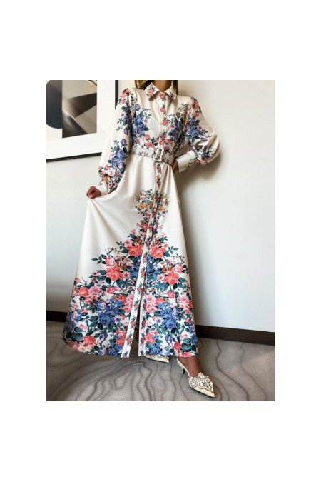 Beyaz Elbise Atlas Kumaş Beyaz Elbise Atlas Kumaş