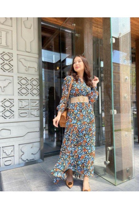 Desenli Elbise