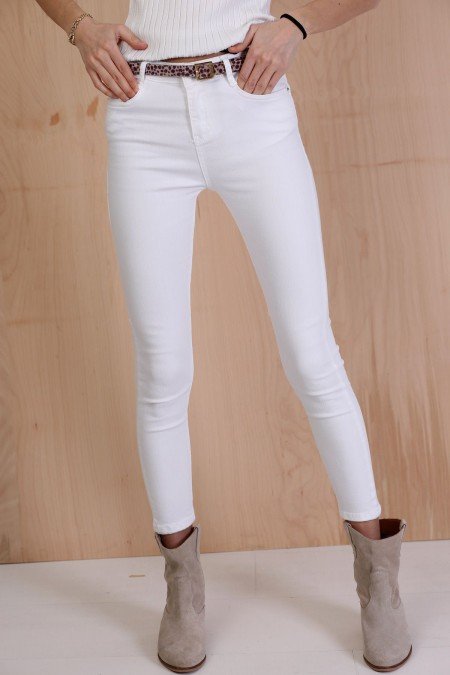 Beyaz Kot Pantolon