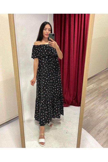 Desenli Elbise
