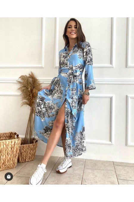 Desenli Elbise