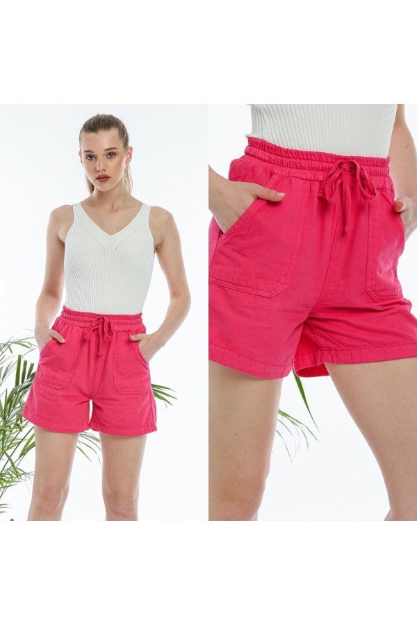 Pembe Şort Pembe Şort