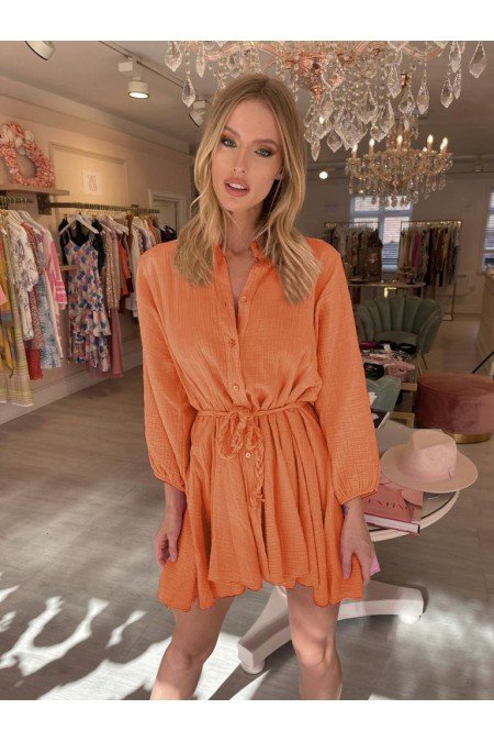 Orange Elbise