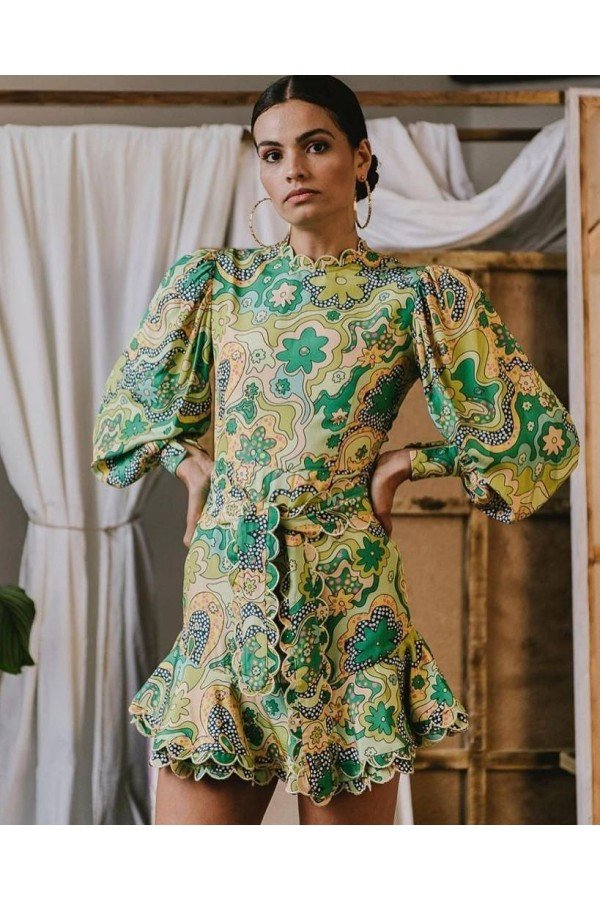 Desenli Elbise Desenli Elbise
