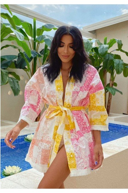 Desenli Ceket Pareo Desenli Ceket Pareo