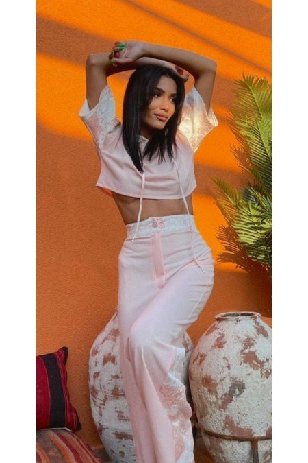 Pembe Takım 2 İplik Pembe Takım 2 İplik